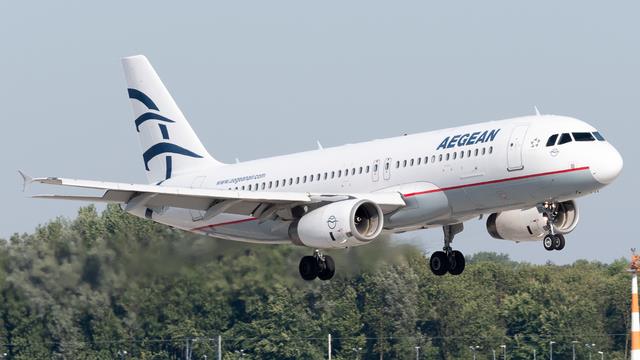 SX-DGE:Airbus A320-200:Aegean Airlines